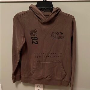 Abercrombie & Fitch Boys Brown Hoodie Sweater